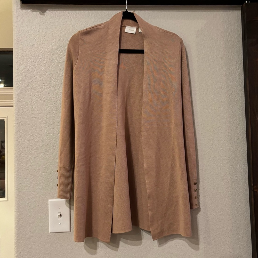 ❗️FINAL❗️Cyrus Tan Women's Open Front Cardigan Sweater Small